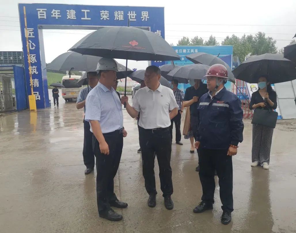 【能力作風建設(shè)年】錢言考一行到七臺河市江河融合綠色智造產(chǎn)業(yè)園區(qū)凈水廠項目調(diào)研指導